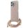 GUESS tok az IPHONE 15 Pro Max-hoz GUHCP15XHC4SEP (Crossbody Cord 4G Print) rózsaszín