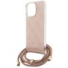 GUESS tok az IPHONE 15 Pro Max-hoz GUHCP15XHC4SEP (Crossbody Cord 4G Print) rózsaszín