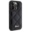 GUESS case for IPHONE 15 Pro Max GUHCP15XPSQSQSK (Quilted Metal Logo) black