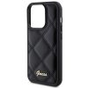 GUESS case for IPHONE 15 Pro Max GUHCP15XPSQSQSK (Quilted Metal Logo) black