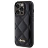 GUESS case for IPHONE 15 Pro Max GUHCP15XPSQSQSK (Quilted Metal Logo) black