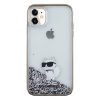 KARL LAGERFELD case for IPHONE 11 KLHCN61LKCNSK (Liquid Glitter C) transparent