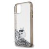 KARL LAGERFELD case for IPHONE 11 KLHCN61LKCNSK (Liquid Glitter C) transparent