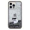 KARL LAGERFELD case for IPHONE 13 Pro KLHCP13LLKCNSK (Liquid Glitter C) transparent