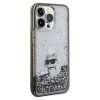 KARL LAGERFELD case for IPHONE 13 Pro KLHCP13LLKCNSK (Liquid Glitter C) transparent