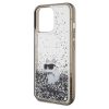 KARL LAGERFELD case for IPHONE 13 Pro KLHCP13LLKCNSK (Liquid Glitter C) transparent