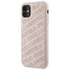 KARL LAGERFELD tok az IPHONE 11-hez KLHCN61PQKPMP iPhone 11-hez (Quilted K minta) rózsaszín