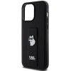 KARL LAGERFELD case for IPHONE 13 Pro Max KLHCP13XGSACHPK (Gripstand Saffiano choupette PIN) black