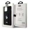KARL LAGERFELD case for IPHONE 13 Pro Max KLHCP13XGSACHPK (Gripstand Saffiano choupette PIN) black