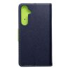 FANCY Book case for SAMSUNG A55 navy / lime