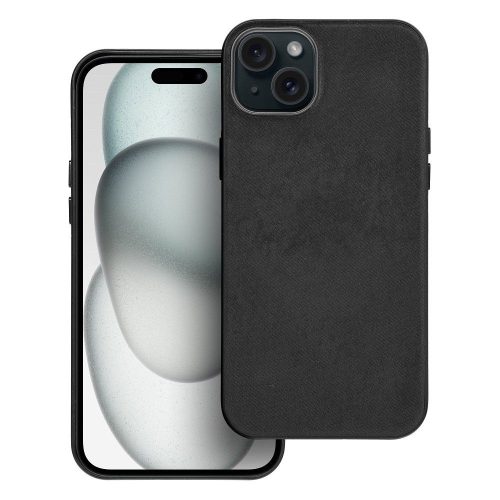 WOVEN MAG COVER tok kompatibilis a MagSafe-el az IPHONE 15 Plus számára fekete