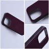WOVEN MAG COVER case compatible with MagSafe for IPHONE 14 Plus burgundy