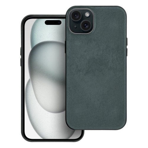 WOVEN MAG COVER case compatible with MagSafe for IPHONE 15 Plus green