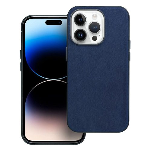 WOVEN MAG COVER tok kompatibilis a MagSafe-fel IPHONE 14 Pro-hoz, tengerkék színben