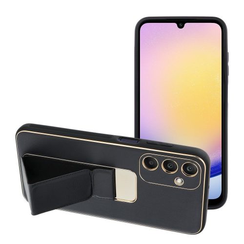 bőr Tok KICKSTAND  SAMSUNG A25 5G fekete