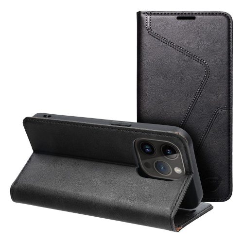CELL F-PROTECT RFID Blocker könyvtok iPhone 14 Pro-hoz fekete