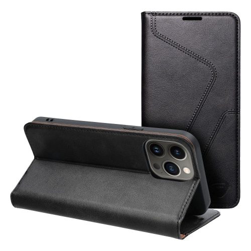 CELL F-PROTECT RFID Blocker könyvtok IPHONE 13 Pro Max-hoz fekete