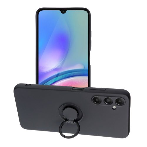 SILICONE RING tok SAMSUNG A05S fekete színben