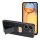 bőr Tok KICKSTAND XIAOMI redmi 13C / POCO C65 fekete