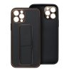bőr Tok KICKSTAND XIAOMI redmi 13C / POCO C65 fekete