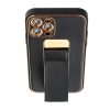 bőr Tok KICKSTAND XIAOMI redmi 13C / POCO C65 fekete