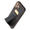 bőr Tok KICKSTAND XIAOMI redmi 13C / POCO C65 fekete