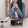 bőr Tok KICKSTAND XIAOMI redmi 13C / POCO C65 fekete