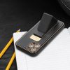 bőr Tok KICKSTAND XIAOMI redmi 13C / POCO C65 fekete