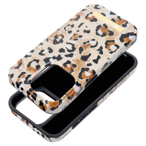 CELL F-PROTECT Mirage tok, MagSafe kompatibilis az IPHONE 15 PRO-hoz, vad párduc mintával