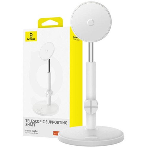 BASEUS teleszkópos mágneses telefon tartó, MagSafe kompatibilis BS-HP014 fehér