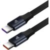 BASEUS autós töltő visszahúzható kábellel 2 x Type C 3A 33W CCTX-CC fekete