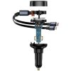BASEUS autós töltő Type C + behúzható kábel 2in1 Type C / Lightning PD3.0 QC4.0 3A 60W CCTXP-CCL / C00057802111-00 fekete