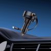 BASEUS autós töltő Type C + visszahúzható kábel Lightning PD3.0 QC4.0 3A 55W CCTXP-CC / C00057803111-00 fekete