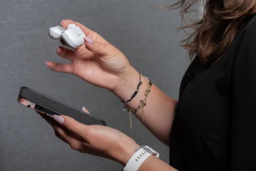 Wireless earphones Forcell F-Audio Master Pro TWS white