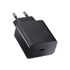 kék STAR utazótöltő Type C + Type C – Lightning kábel PD QC4.0 3A 20W TFB-TC-20WPD fekete