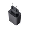 kék STAR utazótöltő Type C + Type C – Lightning kábel PD QC4.0 3A 20W TFB-TC-20WPD fekete