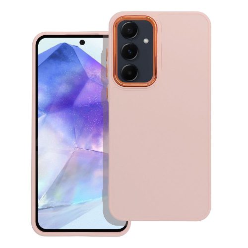 FRAME tok SAMSUNG A55 5G készülékhez, púderrózsaszín