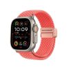 DUX DUCIS strap MIXTURE PRO rugalmas fonott szíj Apple Watch 38 / 40 / 41 mm-hez, guava
