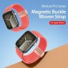 DUX DUCIS strap MIXTURE PRO rugalmas fonott szíj Apple Watch 38 / 40 / 41 mm-hez, guava