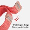 DUX DUCIS strap MIXTURE PRO rugalmas fonott szíj Apple Watch 38 / 40 / 41 mm-hez, guava
