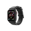 DUX DUCIS strap YA valódi bőr Apple Watch 38 / 40 / 41 mm fekete