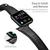 DUX DUCIS strap YA valódi bőr Apple Watch 42 / 44 / 45 / 49 mm fekete