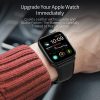DUX DUCIS strap YA valódi bőr Apple Watch 42 / 44 / 45 / 49 mm fekete