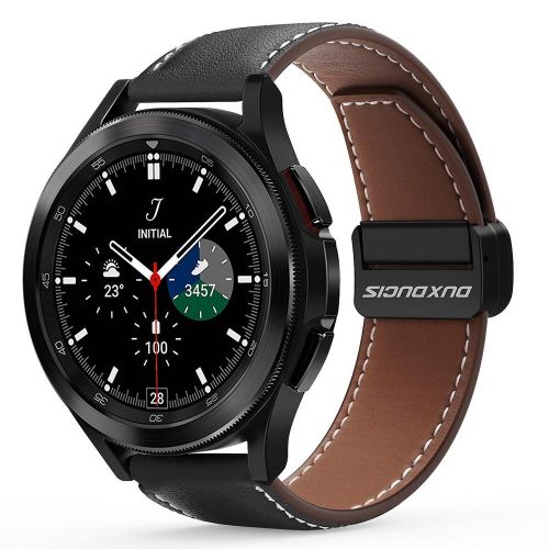 DUX DUCIS strap YA valódi bőr 22 mm fekete