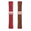 DUX DUCIS strap YA valódi bőr 22 mm piros