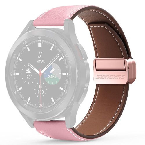 DUX DUCIS strap YA valódi bőr 22 mm rózsaszín