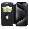 SMART MAG könyv típusú tok, MagSafe kompatibilis, IPHONE 13 Pro Max-hoz, fekete