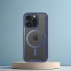 SMART MAG könyvtok MagSafe kompatibilis IPHONE 15 Pro Max kék színben