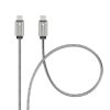 CELL F-ENERGY Metal C239 kábel Type C to Type C PD QC4.0 5A 100W E-jelölésű 1 m ezüst