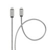 CELL F-ENERGY Metal C238 kábel Type C to Lightning PD 3A 27W 1 m ezüst